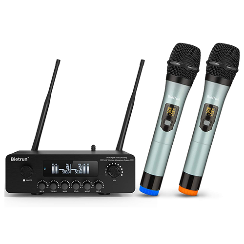 Bietrun WXM15 Dual Wireless Microphone System