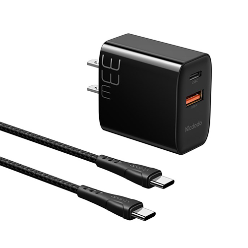Mcdodo 33W 1C + 1A Fast Charger + 60W C to C Cable 1.2m