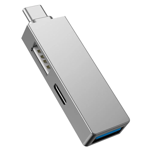 WIWU Alpha T02 Pro 3in1 Type-C Hub USB Coupler with PD Port