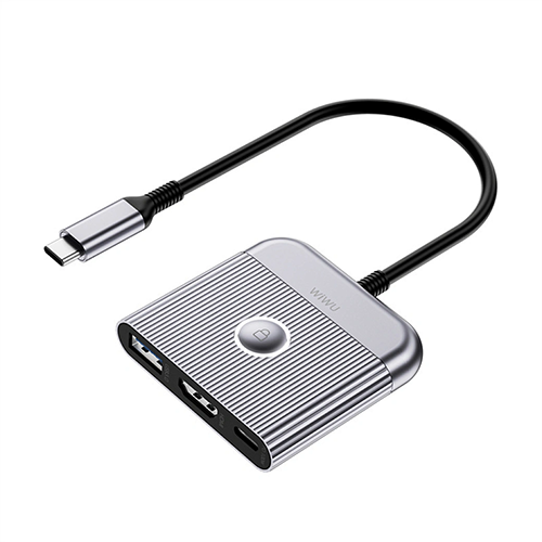 WIWU Wi-HB002 3 in 1 USB Type-C Hub