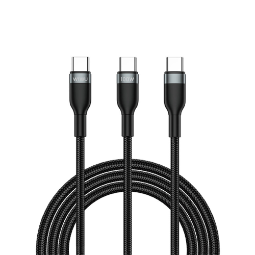 WiWU WI-C029 100W 2in1 USB-C to Dual USB-C Cable 1.2M