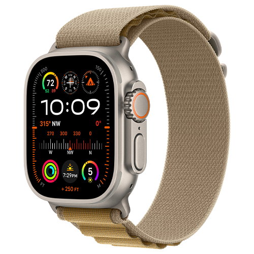 Apple Watch Ultra 2 New 49mm Natural Titanium Alpine Loop