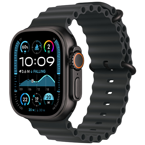 Apple Watch Ultra 2 New 49mm Black Titanium Ocean Band