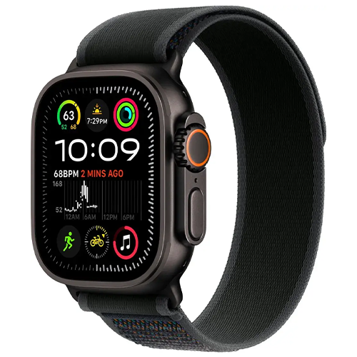 Apple Watch Ultra 2 New 49mm Black Titanium Trail Loop